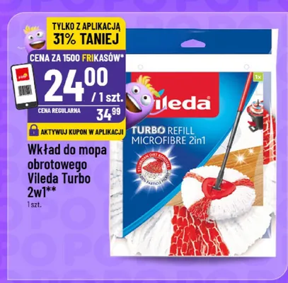 Wkład do mopa obrotowego Turbo 2w1 promocja w POLOmarket