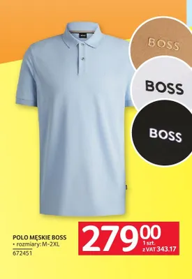 Polo męskie Boss promocja w Selgros