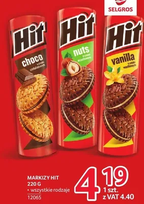 Cukierki markizy HIT vanilla promocja w Selgros