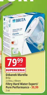 Filtry do wody Pure Performance Brita 2-pak promocja w Leclerc