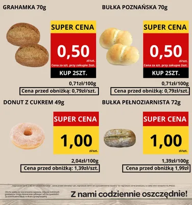 Bułka poznańska promocja w Supeco