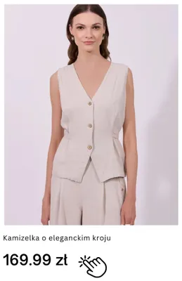 Kamizelka o eleganckim kroju promocja w Monnari