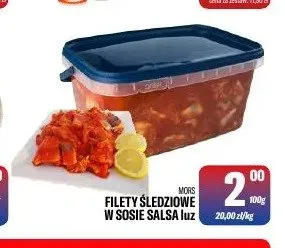 Filety śledziowe Mors w sosie salsa luz promocja w Tomi Markt