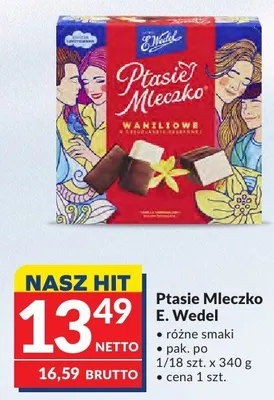 Ptasie Mleczko E. Wedel promocja w Makro