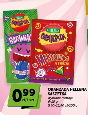 Oranżada Hellena saszetka musująca promocja w Groszek