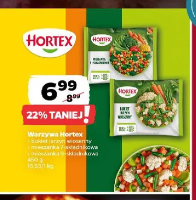 Warzywa Hortex mieszanka 9-składnikowa promocja w Netto