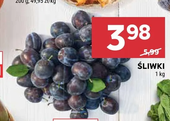 Śliwki promocja w Stokrotka