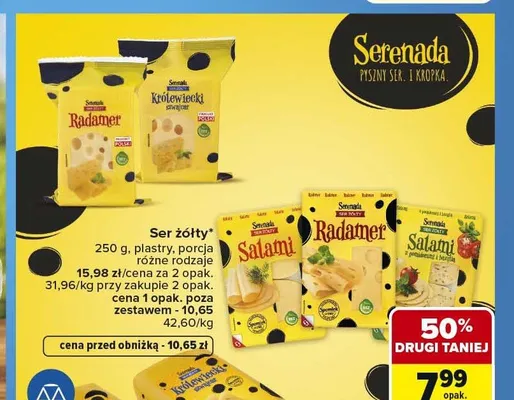 Ser żółty promocja w Carrefour