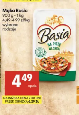Mąka Basia promocja w Delikatesy Centrum