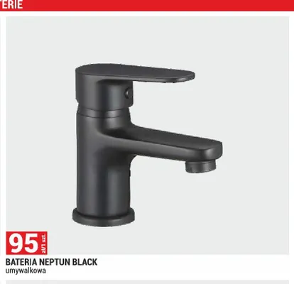 Bateria umywalkowa Neptun Black promocja w Merkury Market