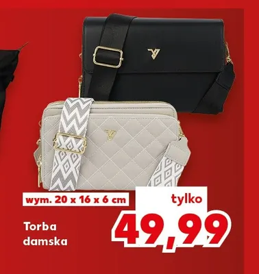 Torba damska 20x16x6 cm promocja w Kaufland