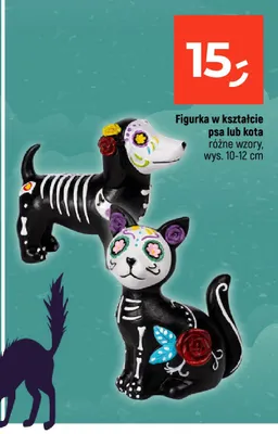 Figurka w kształcie kota wys. 10-12 cm promocja w Dealz