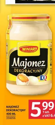Majonez Dekoracyjny Winiary promocja w Selgros