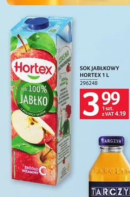 Sok jabłkowy Hortex promocja w Selgros