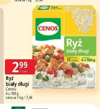 Ryż biały długi Cenos promocja w Leclerc