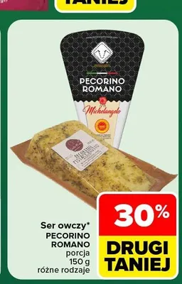 Ser owczy Pecorino Romano Michelangelo promocja w Carrefour Market
