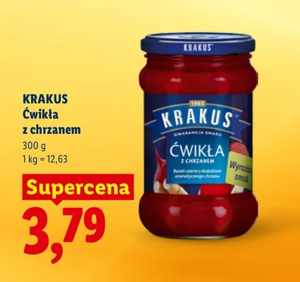 Ćwikła z chrzanem promocja w Lidl