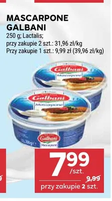 Ser mascarpone Galbani promocja w Stokrotka
