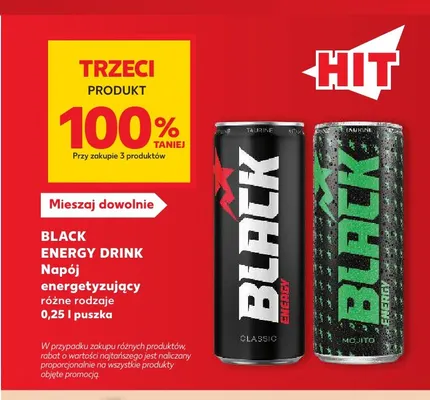 Napój energetyzujący Black Energy Drink Classic promocja w Kaufland