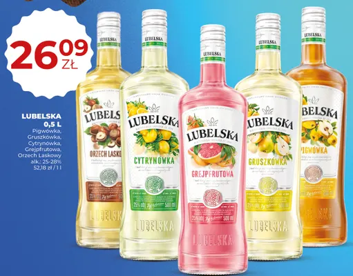 Wódka smakowa Lubelska Gruszkówka promocja w Duży Ben