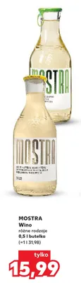 Wino białe Mostra promocja w Kaufland