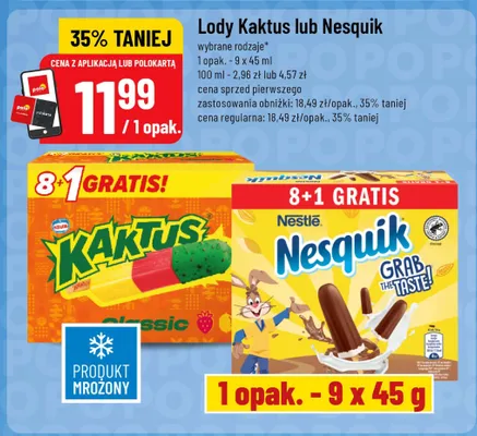 Lody Kaktus Classic promocja w POLOmarket