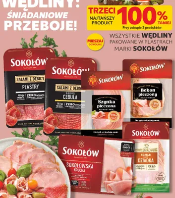 Szynka pieczona Sokołów promocja w Kaufland