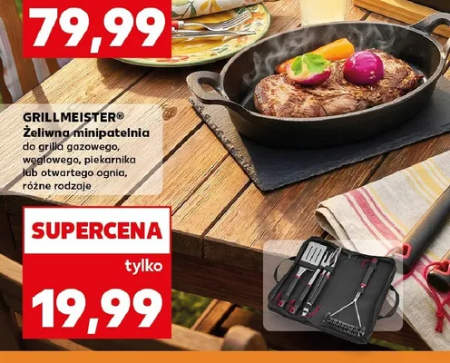Żeliwna minipatelnia GRILLMEISTER promocja w Kaufland