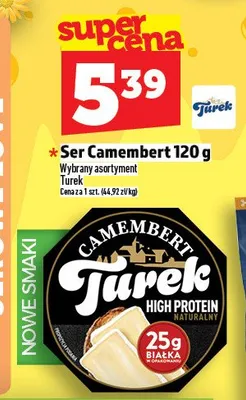Ser Camembert 120g promocja w TOPAZ