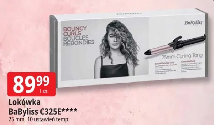 Lokówka BaByliss C325E 25mm 10 ustawień temp. promocja w Leclerc