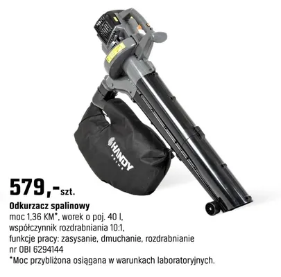 Odkurzacz spalinowy promocja w OBI