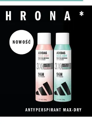 Antyperspirant Adidas Max-Dry promocja w Rossmann