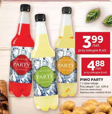 Piwo Party zielone promocja w Stokrotka