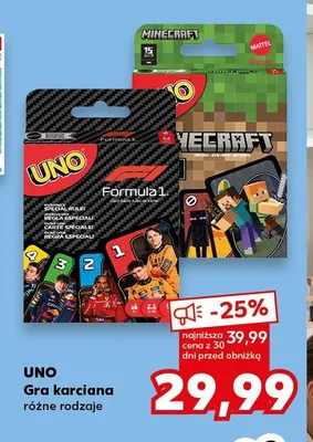 Gra karciana UNO promocja w Kaufland