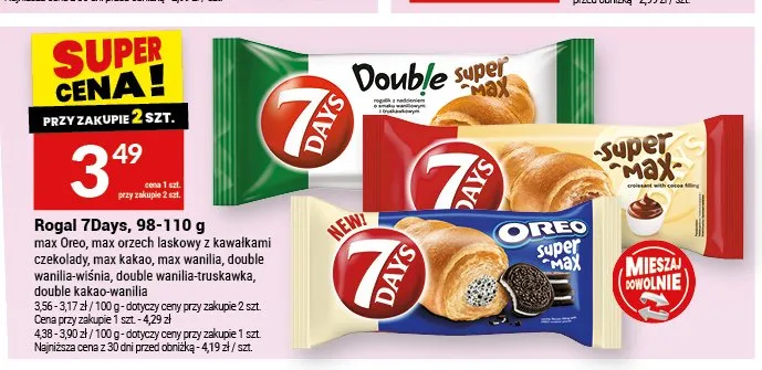 Rogal 7Days Max Wanilia promocja w Twój Market