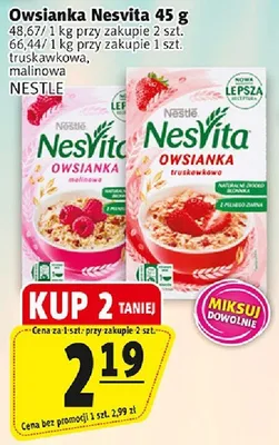 Owsianka Nesvita 45 g NESTLÉ promocja w Prim Market