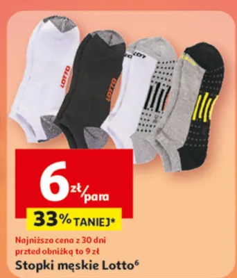 Stopki męskie Lotto promocja w Auchan
