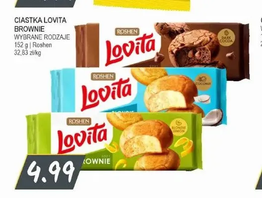 Ciastka Lovita Coconut Roshen promocja w Słoneczko