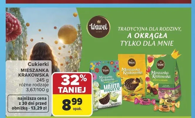 Cukierki Mieszanka Krakowska Wawel promocja w Carrefour