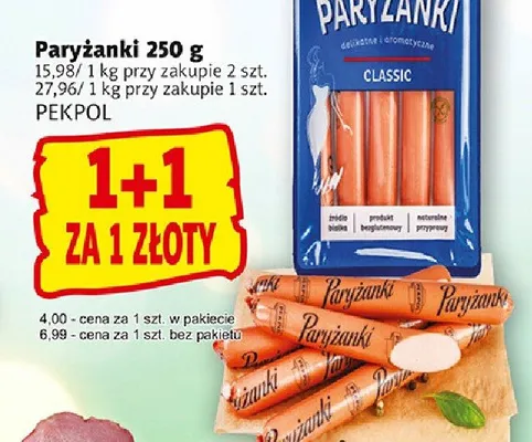 Parówki 250g promocja w Prim Market