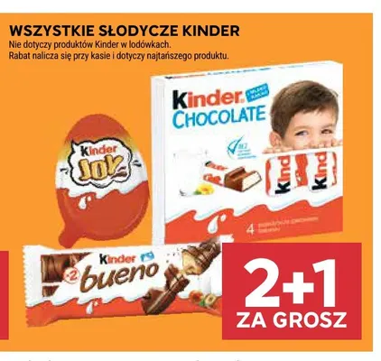 Słodycze Kinder promocja w Stokrotka