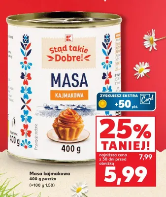 Masa kajmakowa promocja w Kaufland