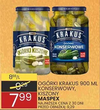 Ogórki konserwowe promocja w Wafelek