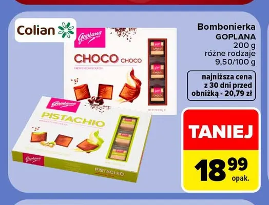 Bombonierka Goplana Pistachio promocja w Carrefour