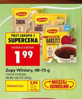 Zupa Barszcz czerwony Winiary promocja w Biedronka