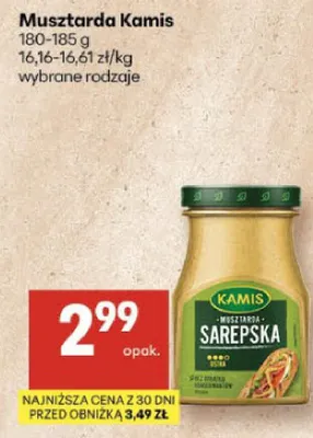 Musztarda sarepska wybrane rodzaje promocja w Delikatesy Centrum