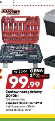 Zestaw narzędziowy GO/ON! promocja w Bricomarche