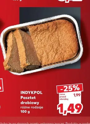 Pasztet drobiowy Indykpol promocja w Kaufland