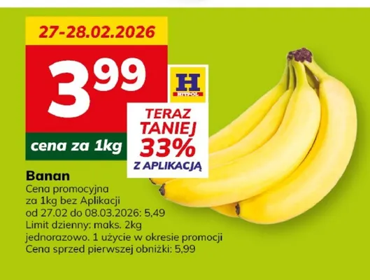 Banan promocja w Hitpol