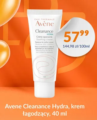 Krem łagodzący do twarzy Avène Cleanance Hydra promocja w DOZ.PL